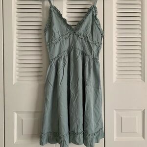 SHEIN Green Summer Mini Dress